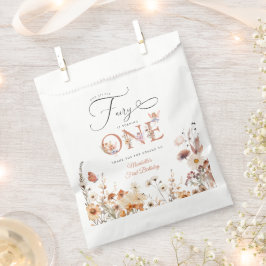 Kleine fee bloementuin eerste verjaardag bedankzakje