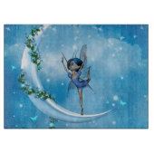 Kleine fee danst op de maan snijplank (Voorkant)