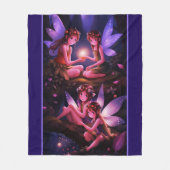 Kleine fee meisjes fleece deken (Voorkant)