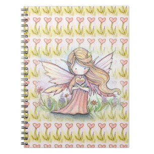 Kleine fee met hart notitieboek
