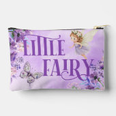 Kleine Fee Paarse Bloemen Etui (Achterkant)