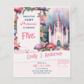 Kleine Fee Prinses Verjaardag Elke Leeftijd Sprook (Voorkant)