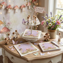 Kleine fee Whimsical Tuin Meisje Baby Shower