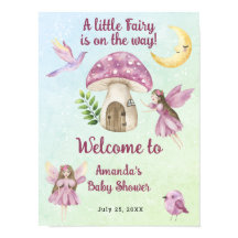 Kleine feeën Babyshower Welkom