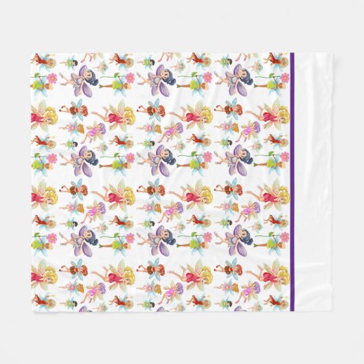 Kleine feeën fleece deken (Voorkant (Horizontaal))