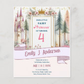 Kleine Feeën Prinses Verjaardag ELKE Leeftijd Fair (Voorkant)