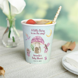 Kleine feeën Wispelturige baby shower Papieren Bekers