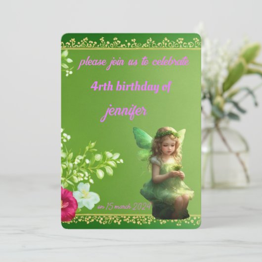 kleine feestdag kaart (Staand voorkant)