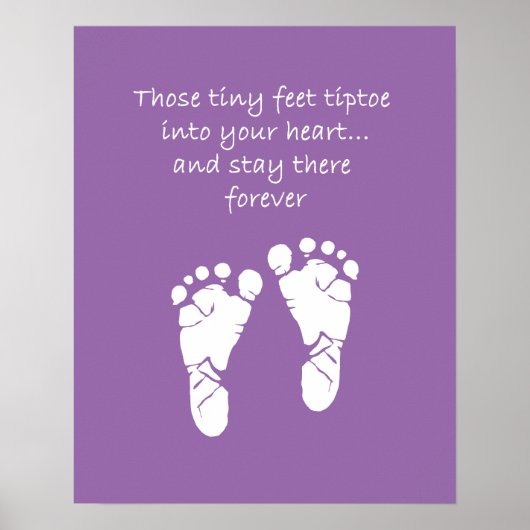 Kleine feet poster (Voorkant)