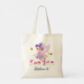 Kleine feie met bijenvrienden tote bag (Achterkant)
