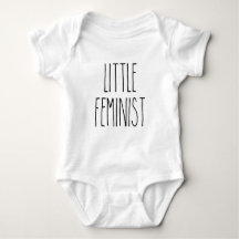 Kleine feministische Baby Bodysuit