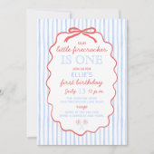 Kleine Firecracker 4th van 1 juli Verjaardag Kaart (Voorkant)