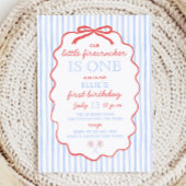 Kleine Firecracker 4th van 1 juli Verjaardag Kaart