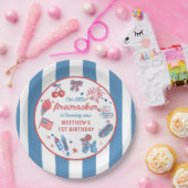 Kleine Firecracker 4th van 1 juli Verjaardag Papieren Bordje (Feest)