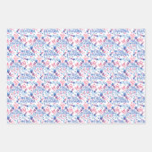 Kleine Firecracker 4th van juli Eerste Verjaardag Inpakpapier Vel (Voorkant 2)