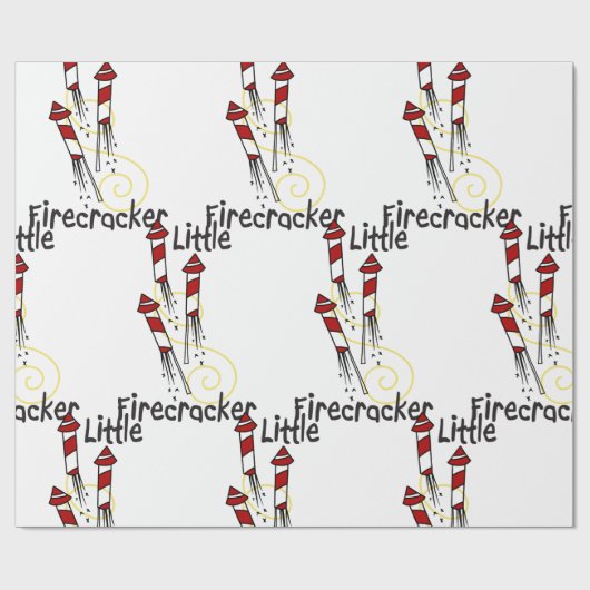 Kleine Firecracker Cadeaupapier (Vlak)