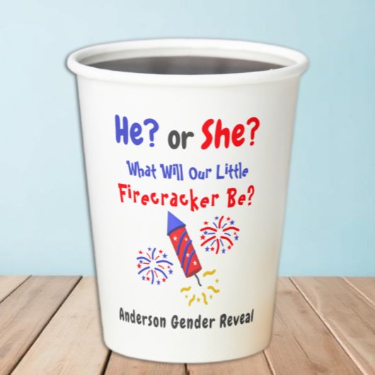 Kleine Firecracker Geslacht Papieren Bekers