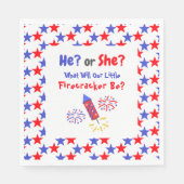 Kleine Firecracker Geslacht Servet (Voorkant)