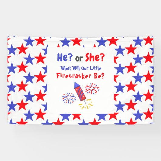 Kleine Firecracker Geslacht Spandoek (Horizontaal)