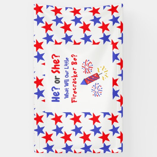 Kleine Firecracker Geslacht Spandoek (Verticaal)