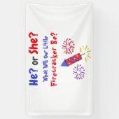 Kleine Firecracker Geslacht Spandoek (Verticaal)