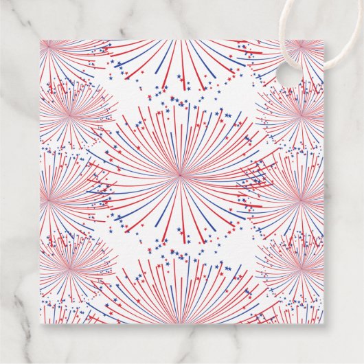 Kleine Firecracker op 4 juli 1991 Bedankjes Labels (Achterkant)