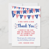 Kleine Firecracker op 4 juli 1991 Bedankkaart (Voorkant)