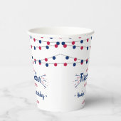 Kleine Firecracker op 4 juli 1991 Papieren Bekers (Rechts)