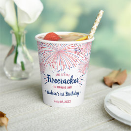 Kleine Firecracker op 4 juli 1991 Papieren Bekers