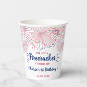 Kleine Firecracker op 4 juli 1991 Papieren Bekers (Voorkant)