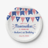 Kleine Firecracker op 4 juli 1991 Papieren Bordje (Voorkant)