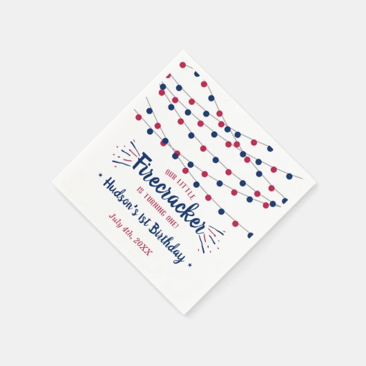 Kleine Firecracker op 4 juli 1991 Servet (Hoek)