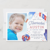 Kleine Firecracker | Populaire kinderen Birthday F Kaart (Voorkant)