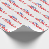 Kleine Firecracker Vierde van juli het Wrapping Pa Cadeaupapier (Hoek)