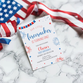 Kleine Firecracker | Zomer-kinderen-Birthday-feest Kaart