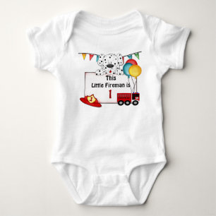 Kleine Fireman Dalmation - Aanpassen Romper