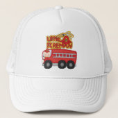 Kleine Fireman Tshirts en cadeaus van de motor Trucker Pet (Voorkant)