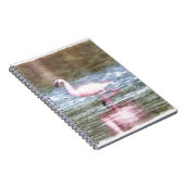 Kleine flamingo-Waterverf Notitieboek (Rechterzijde)