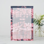 Kleine Flamingo's (Phoeniconaias minor), Afrika, Briefpapier (Staand voorkant)