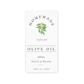 Kleine flesje Ingezuiverde olijfolie Sticker (Voorkant)