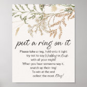 kleine flora heeft een ring op het spel gezet poster (Voorkant)