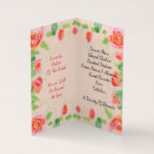 Kleine Floral Accented Visitekaartje (Binnen)