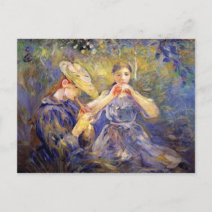 Kleine fluitspelers van Berthe Morisot Briefkaart