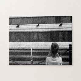 Kleine fotograaf legpuzzel