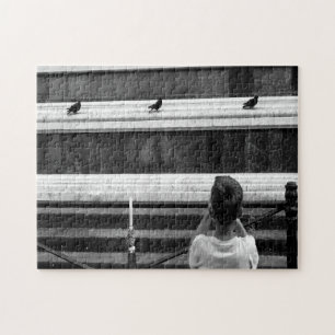 Kleine fotograaf legpuzzel