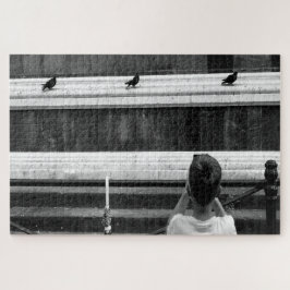 Kleine fotograaf legpuzzel