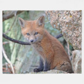 KLEINE FOX FLEECE DEKEN (Voorkant (Horizontaal))