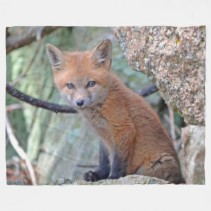 KLEINE FOX FLEECE DEKEN