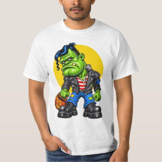 KLEINE FRANKIE met pompoen emmer T-shirt