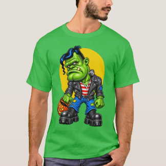 KLEINE FRANKIE met pompoen emmer T-shirt
